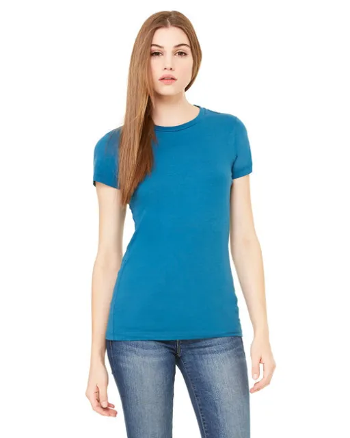 Bella + Canvas 6004 Womens Short Sleeve Cotton/Poly The Favorite Stylish T-Shirt
