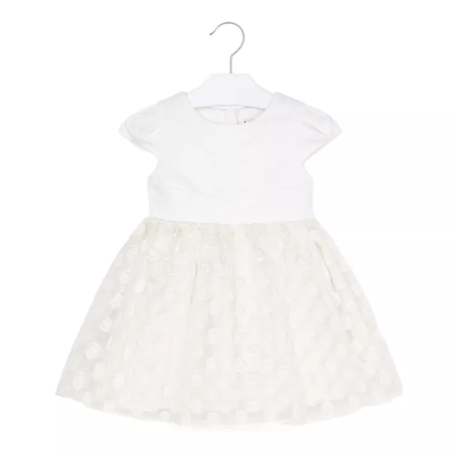 Abito Cerimonia Vestito Bambina Mayoral 3923 Bianco Originale Pe New