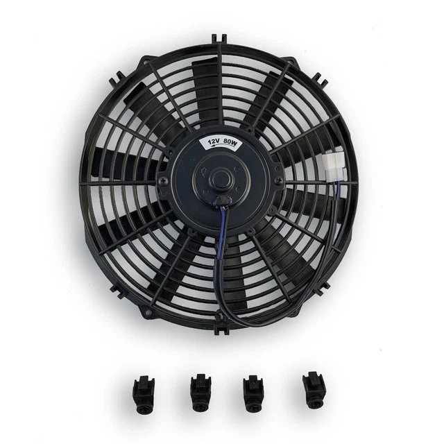 12& UNIVERSAL SLIM Fan Push Pull Electric Radiator Cooling 12V 80W