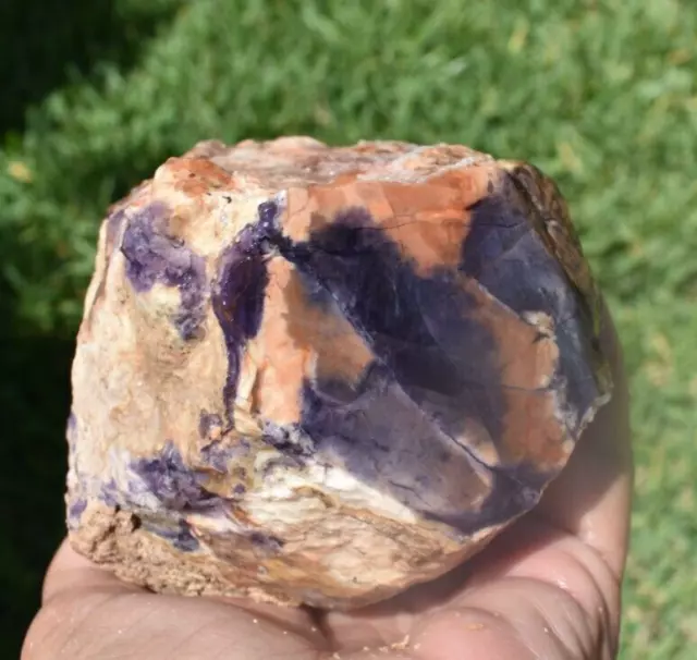 2.80 LB  TIFFANY STONE ROUGH, BERTRANDITE, OPALIZED FLUORITE  Utah (PPH)