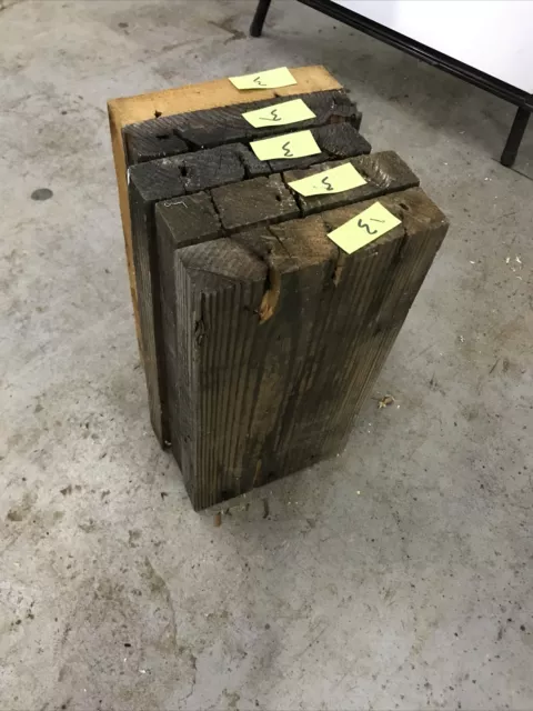 5 2x8x14” Weathered Barn Wood Reclaimed Board Planks table top pine rustic slab