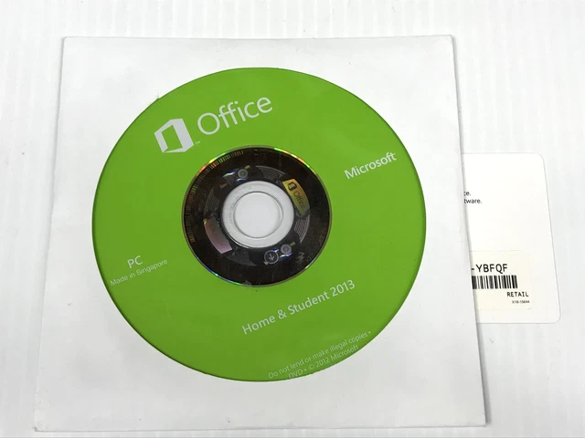 Microsoft Office Home and Student 2013 DVD + Product Key