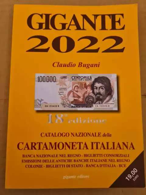 Catalogue Giant 2022 Paper Money Italian 18ª Edition