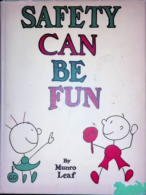 Vintage "Safety Can Be Fun" By Munro Leaf - First Edition / First Printing -1938