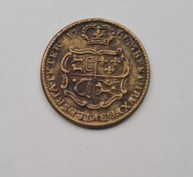 George III 1761 HALF GUINEA / GUINEA FORGERY