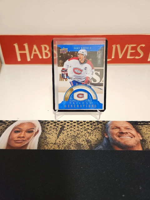 2022-23 Trilogy Generations Past Blue Saku Koivu /299. Canadiens  TG-8A