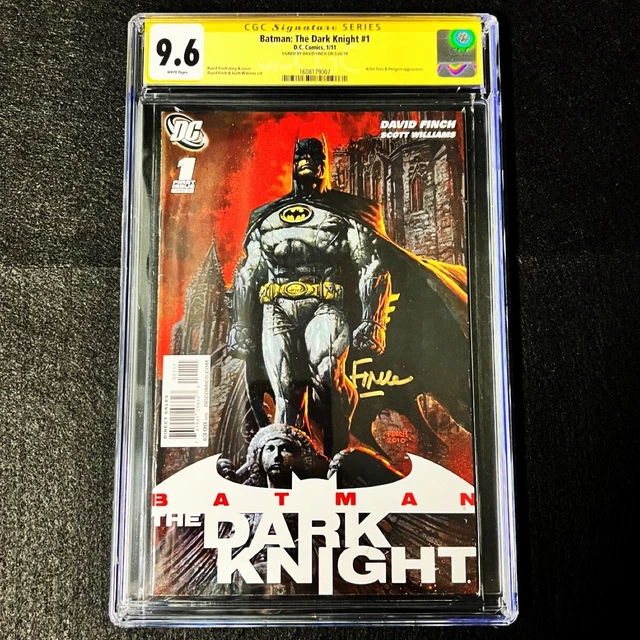 Batman The Dark Knight 1A Finch 1st Printing CGC 9.6 SS David Finch 2011