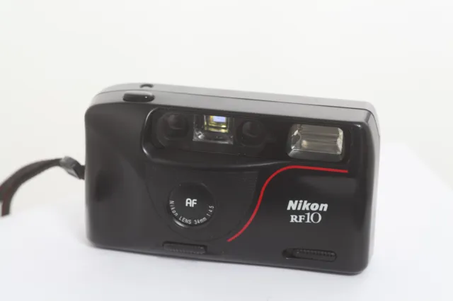 Nikon Rf10, Cámara Analógica Carrete De 35Mm, Af Lens 34Mm F/4,5