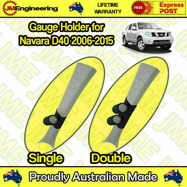 GAUGE HOLDER FOR Nissan Navara D40 Pillar Gauge Pod CLIP ON 52mm 60mm