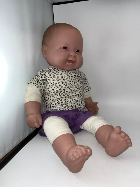 Large 19" Berenguer Baby Doll Happy Laughing with Teeth for reborn dolls or play
