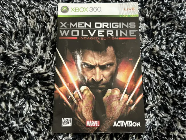 X-men Origins Wolverine - Microsoft Xbox 360 - Manual Only