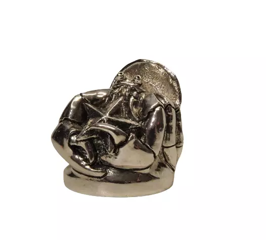 Vintage Silver Laminated Miniature Figurine Crab Signed Marcello Giorgio Italy