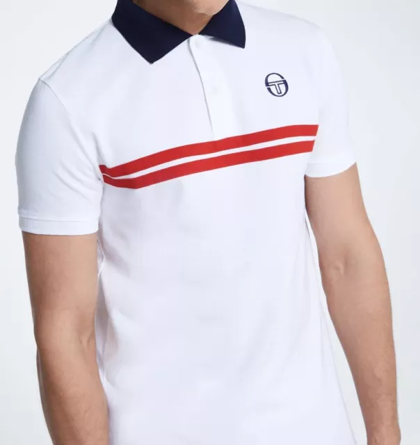 Sergio Tacchini Supermac Polohemd - Kult Weiß Polo