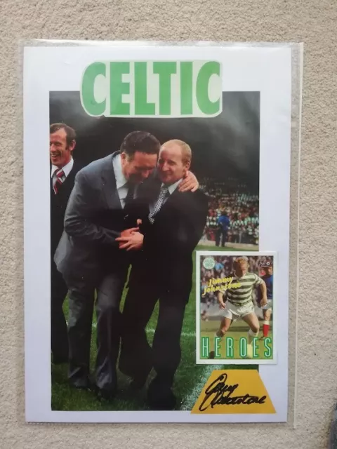 Jimmy Johnstone Celtic Lisbon Lions Legend Hand-Signed Photocard (1)