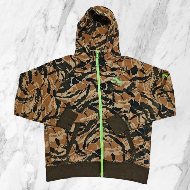 Sweat à Capuche Zippé Garçon DC Comics – Gris Camouflage, Taille L, Manches Longues