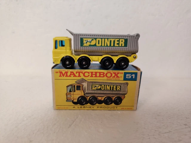 W708-MATCHBOX LESNEY NO71C Ford Camion Relitto Pesante.finestre Ambra
