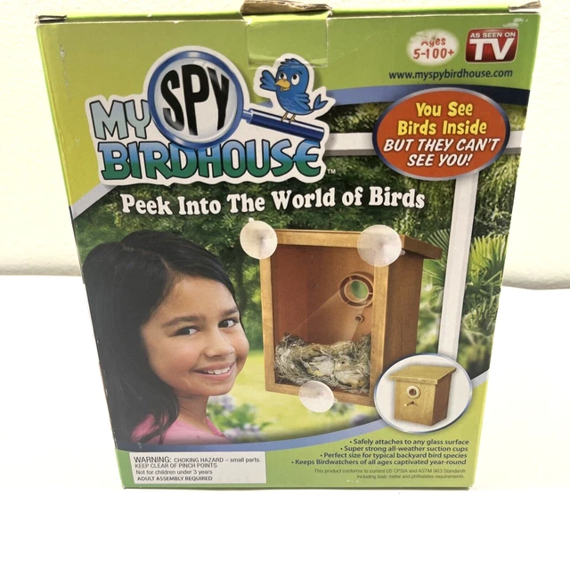 My Spy Birdhouse As See on TV Peek Into the World of Birds Science Nature New