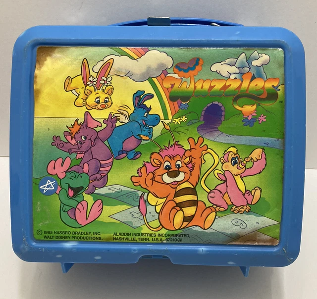 VINTAGE 1985 WUZZLES Aladdin Lunch Box Hasbro/Walt Disney with