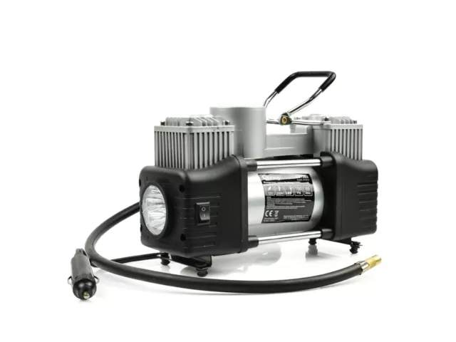 COMPRESSORE D'ARIA AUTO compressore d'aria con LED 10Bar mini compressore  12V 250W EUR 65,90 - PicClick IT