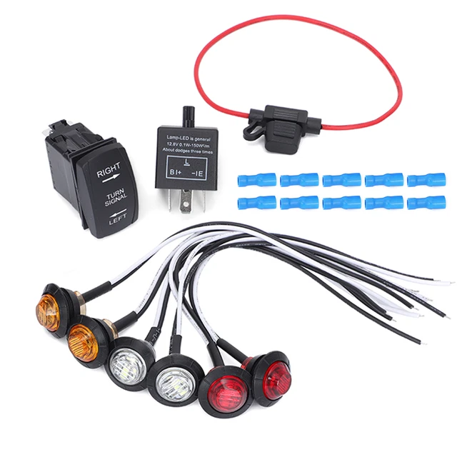 UTV ATV LED Turn Signal Street Legal Kit For Polaris RZR XP Ranger