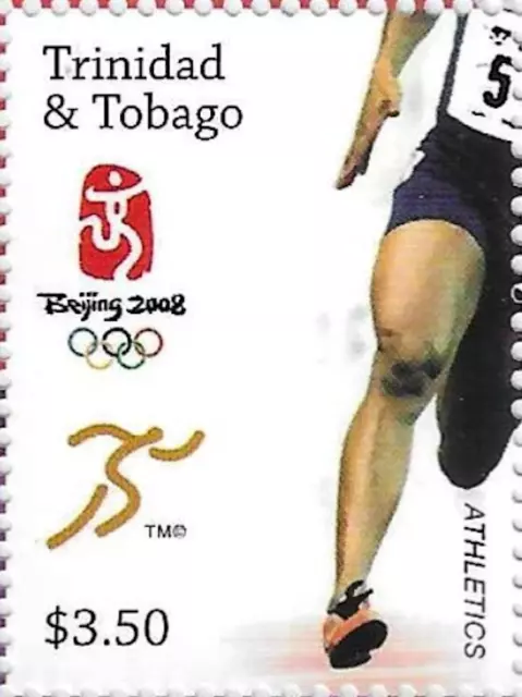 Trinidad & Tobago #SG1135 MNH 2008 Beijing Olympic Games Running [828a]