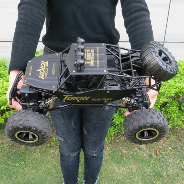 XL LARGE REMOTE Control RC Cars Big Wheel Car Monster Truck 4WD Kid Toy ...