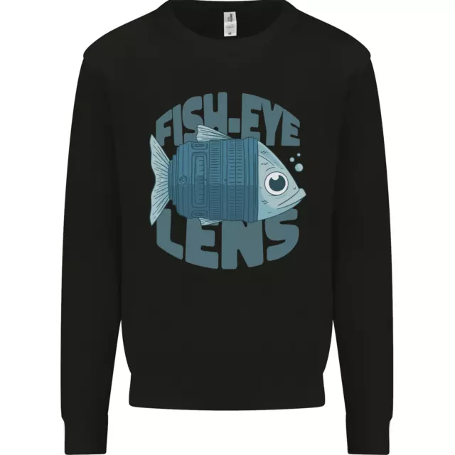 Photography Funny Fisheye Lens Photographer Mens Sweatshirt Jumper