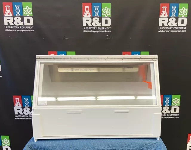 CBS Scientific P-036-202-SS PCR Workstation UV & Fluorescent Lighting TESTED