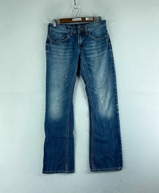 Buffalo David Bitton Mens Jeans Blue Tag Size 29x30.5 Slim Bootcut Denim