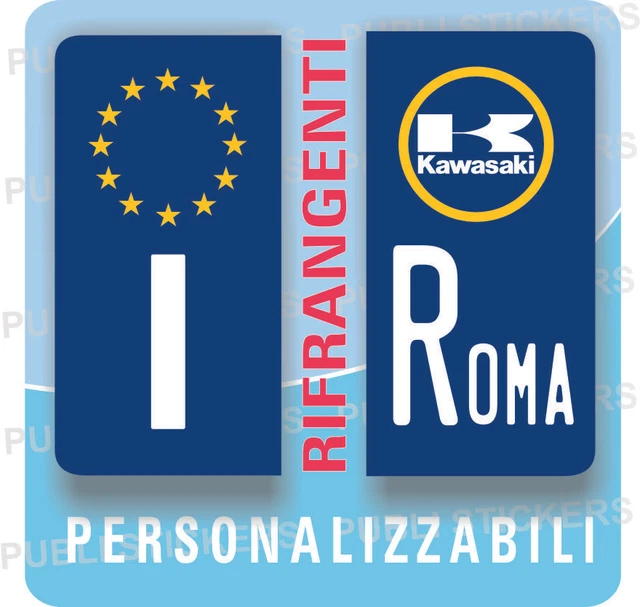 Adesivi Rifrangenti Per Targa Auto - Stemma Trento, Dimensioni Regolamentari - Foto 8