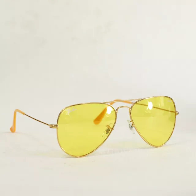 Ray-Ban Sunglasses RB3025 AVIATOR LARGE METAL Glod/Yellow