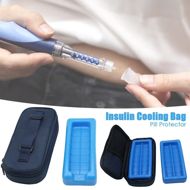Oxford con gel borsa di raffreddamento insulina custodia da viaggio protezione pillola refrigeratore Medicla