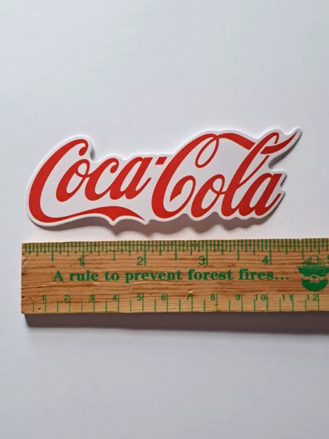 Coca-Cola decal sticker coke  4 1/2 in. long