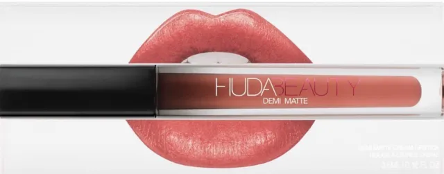 HUDA BEAUTY Demi Matte Cream Lipstick - Brand New - Genuine