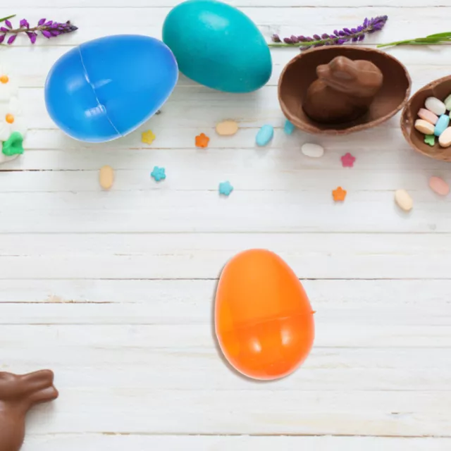 50 pz giocattoli caramelle uova vuote colore pasquale per artificiale