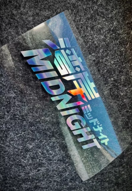 Auto Aufkleber Car Tuning Sticker JDM Bike Hologramm Glitzer Drift Midnight