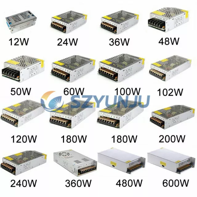 Alimentatore driver led AC 220V a DC 12 V 1A 2A 3A 5A 8,5A 10A 15A 20A 12 volt