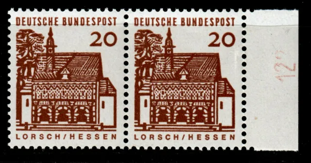 Bund 456 DZ 12 **, 20 Pf. Deutsche Bauwerke mit Druckerzeichen 12