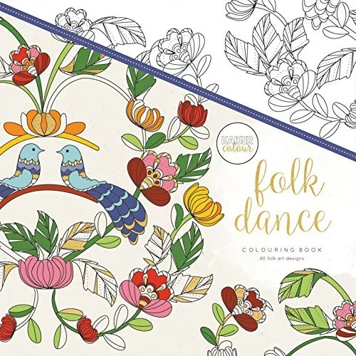 Kaisercraft Folk Dance-Kaiser Coloring Book, Acrylic...