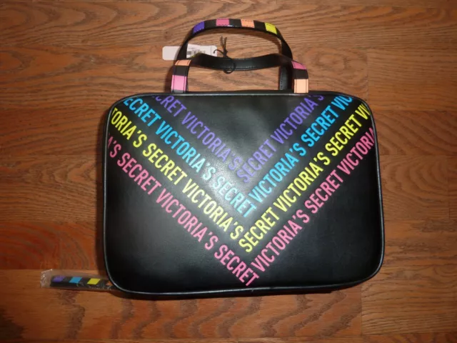 Victorias Secret Rainbow Jetsetter Makeup Bag Travel Caddy NWT