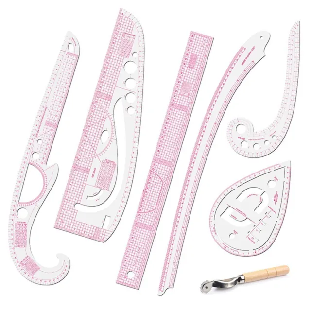Comma Ruler Clothing Cutting Multi Function Grading Ruler Specification