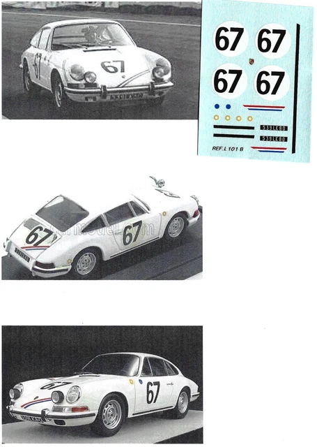 Décalcomanies Écussons Course Auto 1:43 - Ferrari, Porsche, Alfa Romeo, F1, Livrée Racing