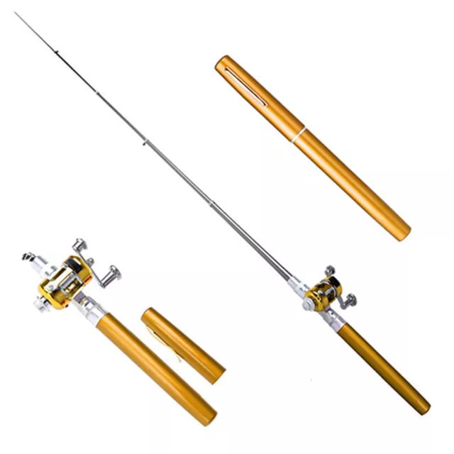 New Fladen SpinCast Closed Face Fishing Reel + 8ft 2.4m Trekker Tele Fishing  Rod