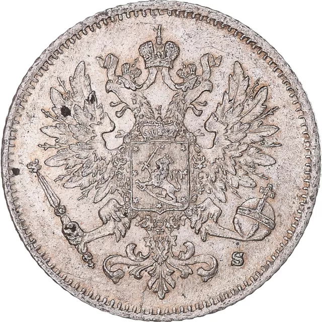[#1174423] Coin, Finland, Nicholas II, 25 Penniä, 1915, Helsinki, AU, Sil, ver