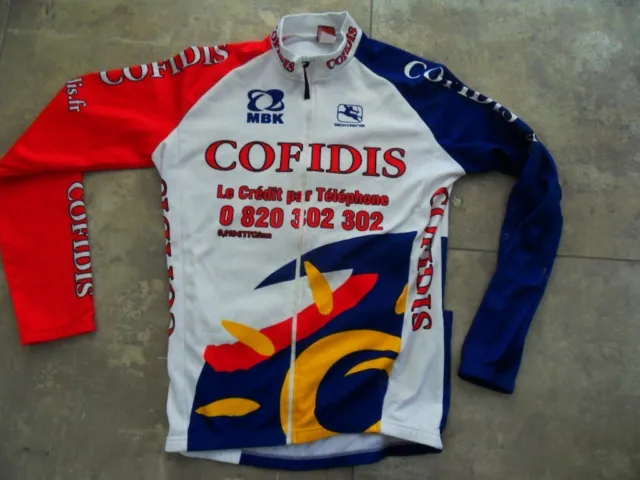 Maillot Giordana Cyclisme Velo Vintage Equipe Cofidis Saison 2003