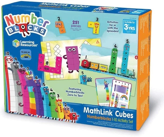 LEARNING RESOURCES MATHLINK Cubes Numberblocks 1-10 Educational ...