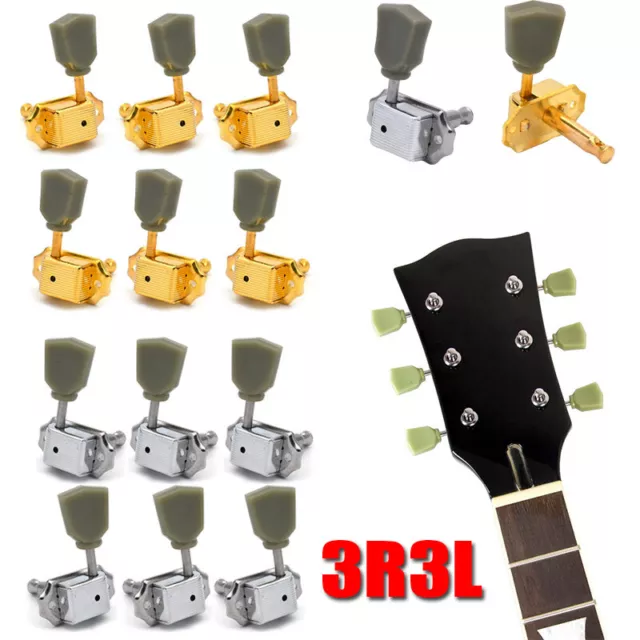 3x3 Vintage Guitar Tuning Pegs Tuners Keys Machine Heads for Gibson Les Paul UK