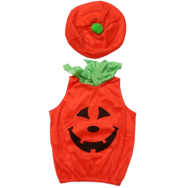 Abito in maschera costume stampa zucca tuta per bambini piccoli Halloween