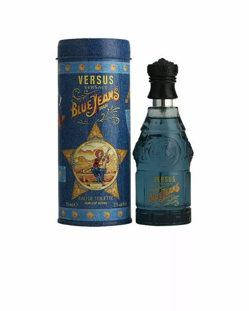 Versace Blue Jeans Eau De Toilette Hommes Neuf 75 ml