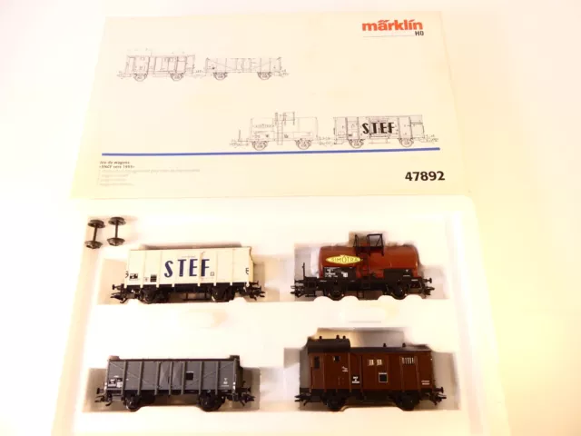 Märklin H0 47892 Güterwagen-Set, SNCF, DC, KKK NEM, NEU in OVP #40334